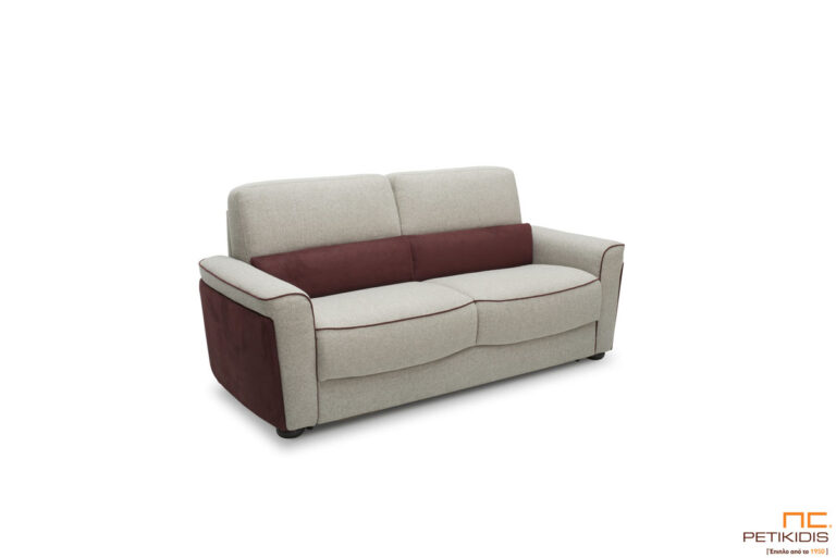 Καναπές κρεβάτι Portofino. Ιταλικός σχεδιασμός τηw εταιρείας Cubo Rosso. Διατίθεται σε μεγάλη ποικιλία χρωμάτων και υφασμάτων καθώς και σε δέρμα. Ποιότητα και αισθητική με λεπτομέρειες σε διχρωμία.