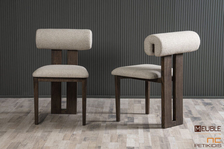 Καρέκλα Cloud από μασίφ ξύλο οξιάς με ύφασμα αλέκιαστο αδιάβροχο. Διατίθεται σε μεγάλη ποικιλία χρωμάτων και υφασμάτων.