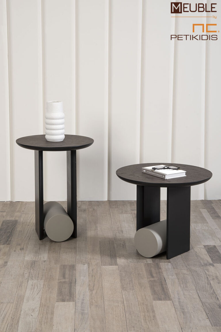 Βοηθητικό τραπεζάκι Cloud από ξύλο δρυς και λεπτομέρειες λάκας. Μοντέρνο και minimal style. Διατίθεται σε μεγάλη ποικιλία χρωμάτων dy Eterno mobili.