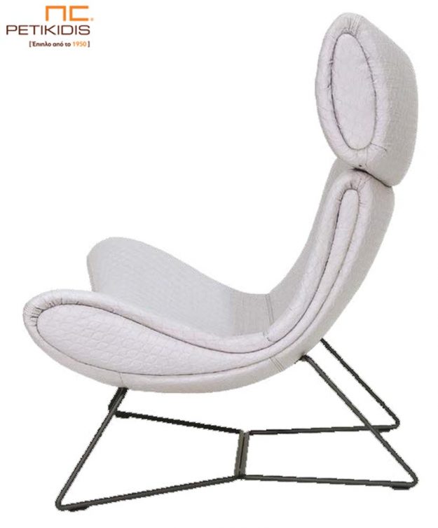 Πολυθρόνα Boss με μεταλλικά πόδια σε άκρως μοντέρνο σχεδιασμό για απόλυτη άνεση σε συνδυασμό με την αισθητική.