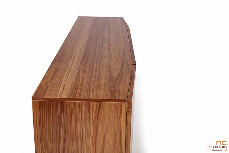 Μπουφές DEXTER από Ξύλο Καρυδιάς με Μεταλλικά Πόδια