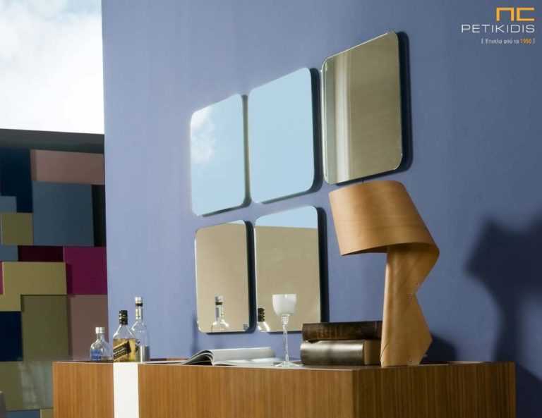 Τετράγωνοι διακοσμητικοί καθρέπτες.