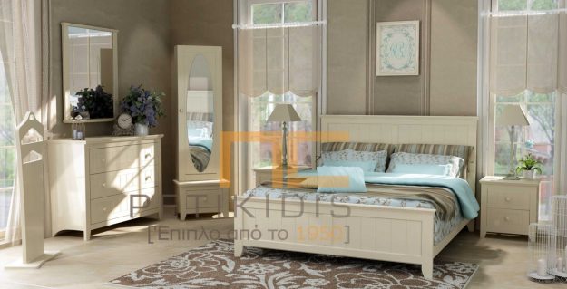 Κλασική Τραπεζαρία ISAVELA BEIGE LOGO PETIKIDIS