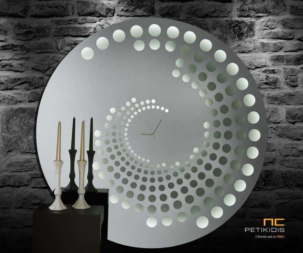 Κλασική Τραπεζαρία kathreptis fime stroggilos roloi led