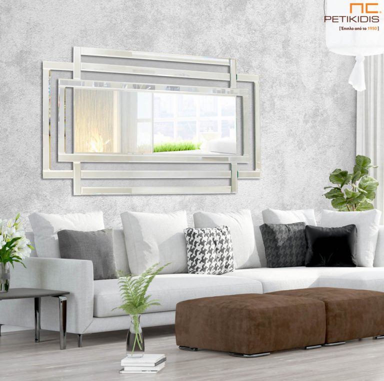 Παραλληλόγραμμος επιτοίχιος καθρέφτης- C420