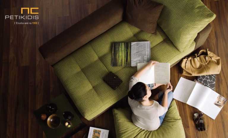 yfasma kanapes prassino kafe alekiasto adiavroxo