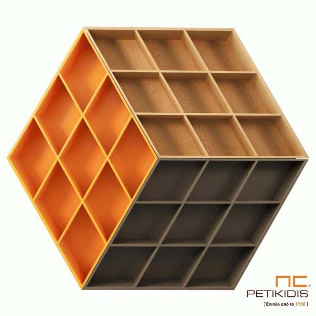 Κλασική Τραπεζαρία Συνθέσεις Τοίχου - Βιβλιοθήκες για Γραφείο Σπιτιού