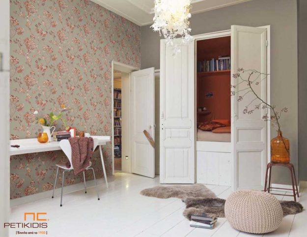 Κλασική Τραπεζαρία Ταπετσαρία Τοίχου για Γραφείο στο Σπίτι