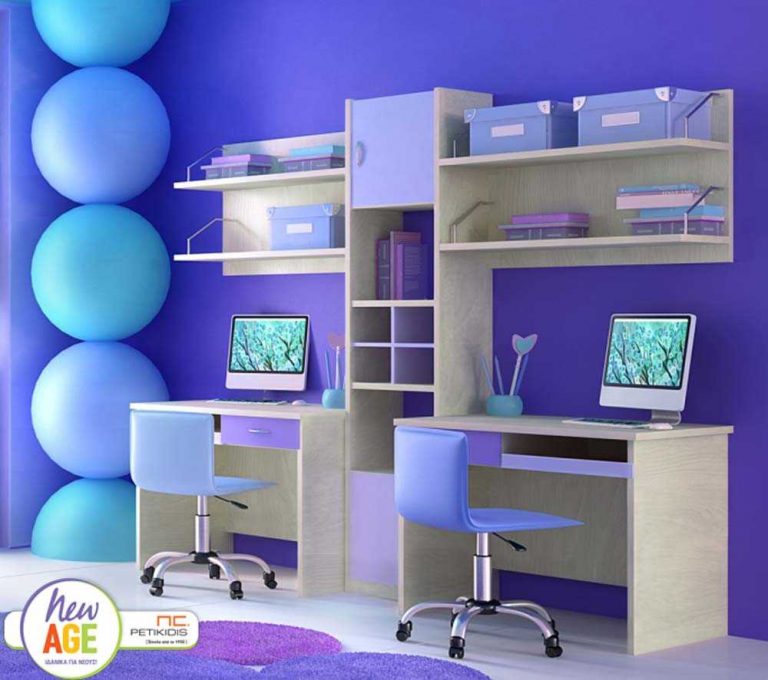 Βιβλιοθήκη για Παιδικό Δωμάτιο Αμοργός