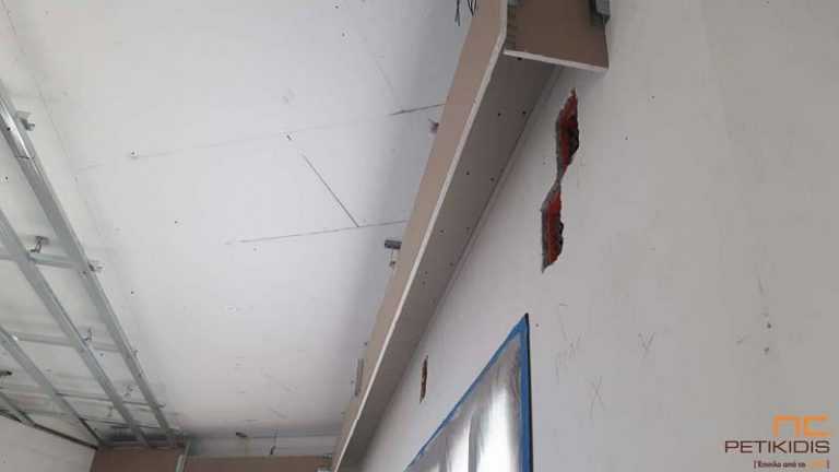 Τοποθέτηση Ψευδοροφής σε Ιατρείο