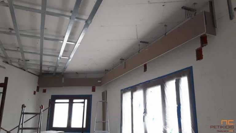 Τοποθέτηση Ψευδοροφής σε Ιατρείο