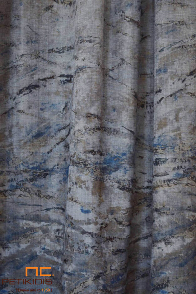 Κλασική Τραπεζαρία kourtina c501 xrwmata grey kafe mavro mple moderno