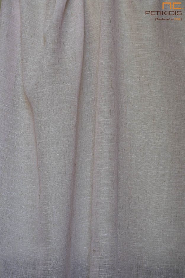 Κλασική Τραπεζαρία kourtina ch02 03 lepth se roz staxti xrwma monoxrwmh leptomereia