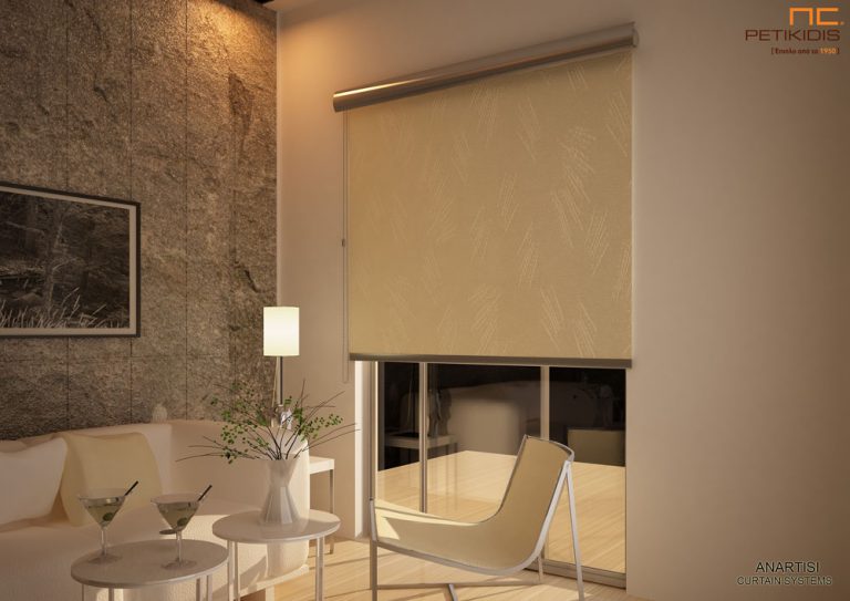 kourtina roler me metoph mpez me sxedio xeirokinhto anartishs