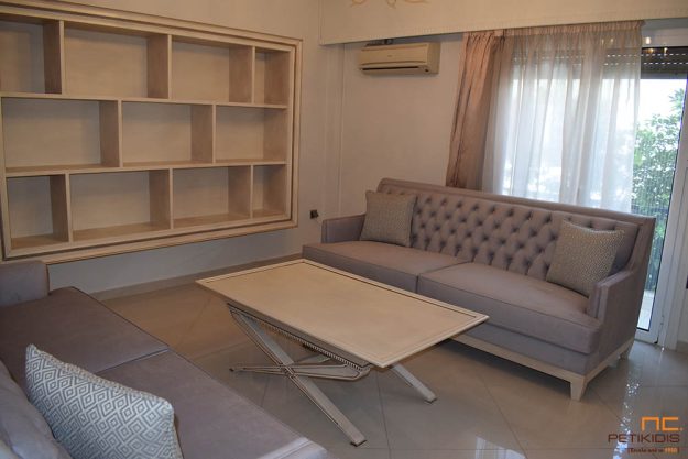 Κλασική Τραπεζαρία Τραπεζάκι Σαλονιού Πατίνα