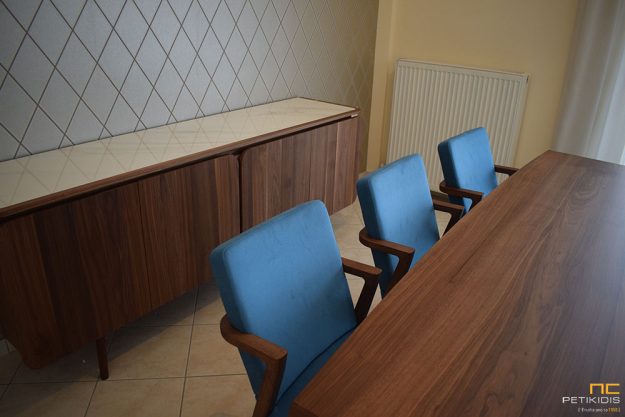 Κλασική Τραπεζαρία Καρέκλες από Ξύλο Καρυδιάς - Mossa / Anesis