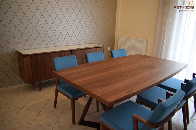 Τραπεζαρία από Ξύλο Καρυδιάς - Vendom