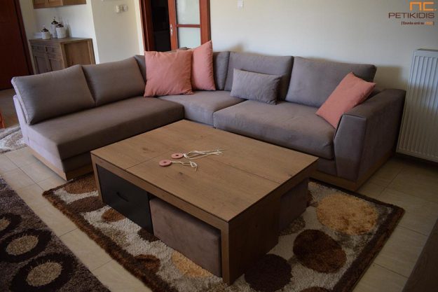 Κλασική Τραπεζαρία Ρουστίκ Τραπεζάκι Σαλονιού