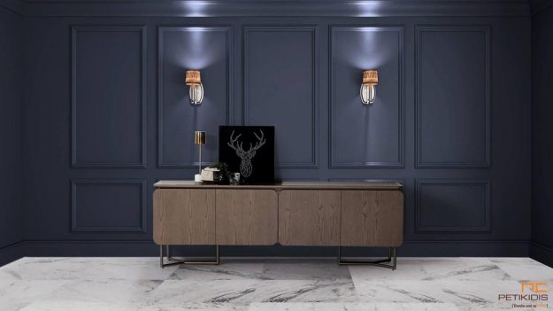 Κλασική Τραπεζαρία Μπουφέ με Κεραμική Επιφάνεια