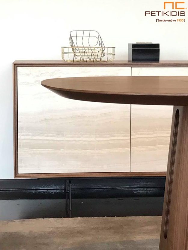 Κλασική Τραπεζαρία Μπουφέ με Κεραμική Επιφάνεια