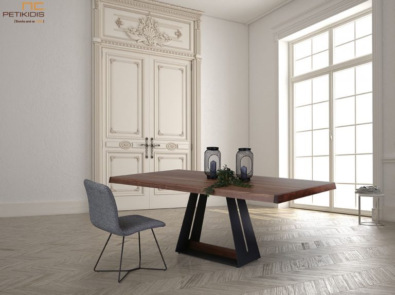 trapezaria grain me metallikh vash kai kapaki masif karudia