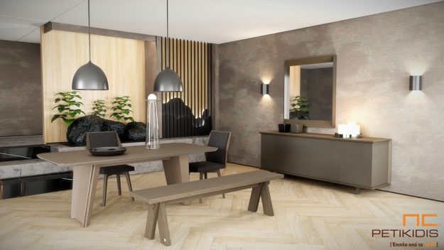 trapezi stretto mpoufe slim pagkos stretto xylo drys laka monterno minimal style