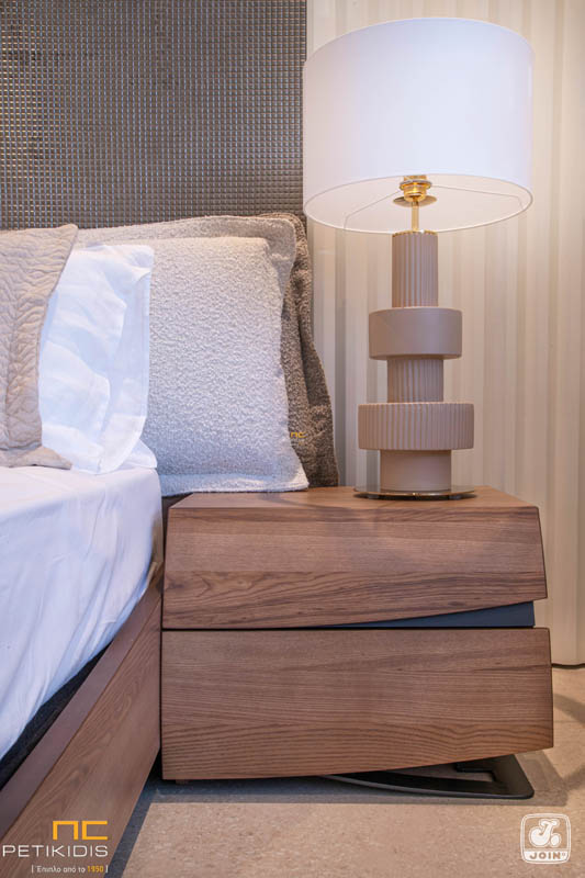 Κλασική Τραπεζαρία Join Κομοδίνο ΑΛΚΗΣΤΗ Pillow Ελιά