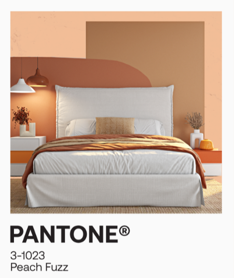 Κλασική Τραπεζαρία Pantone Peach Fuzz (3-1023) - Colour of the Year 2024