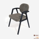 Kαρέκλα Kappa κατασκευασμένη από μασίφ ξύλο δρυ και το ύφασμά της είναι αδιάβροχο - αλέκιαστο. Σχεδιάστηκε από τον πολυβραβευμένο βιομηχανικό σχεδιαστή Θανάση Μπάμπαλη. Είναι διαθέσιμη σε μια ευρεία γκάμα από φινιρίσματα και ταπετσαρίες.