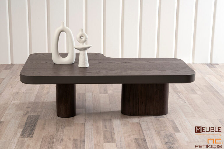 Tραπεζάκι twin από ξύλο δρυς με λεπτομέρεια λακα. Μοντέρνο και minimal. διατίθεται σε ποικιλία χρωμάτων και διαστάσεων.