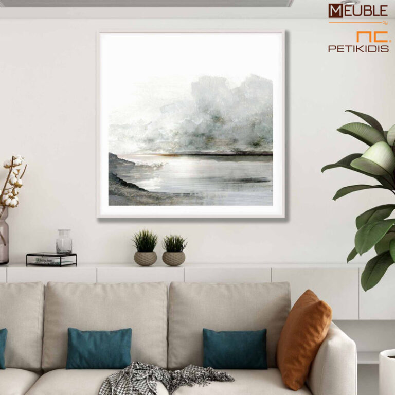 Ο πίνακας- poster “Ebb” είναι μέρος της συλλογής μας “Τοπία” και στο θέμα του κυριαρχεί το χρώμα του γκρι. Επιλέξτε διακοσμητικά το χρώμα της άμμου για να δώσετε μια ηρεμία και ένα φυσικό αποτέλεσμα στο χώρο. Ιδανικό για χώρους με μίνιμαλ διακόσμηση και λευκές αποχρώσεις στα υφάσματα. Παράγεται και σε καμβά. Διαθέσιμες διαστάσεις 50X50, 70X700, 100X100, 120X120.