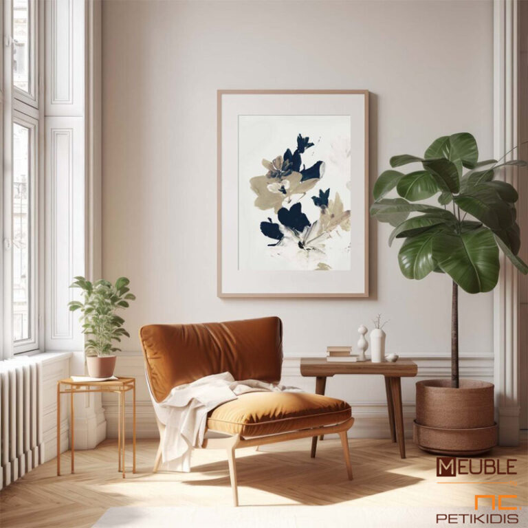 “Summer View” ο τίτλος του έργου από την συλλογή Φλοράλ. Η καλλιτεχνική δημιουργία απεικονίζει μία αφηρημένη σύνθεση φύλλων και φυτικών μορφών με έντονα και ζωηρά χρώματα, εμπνευσμένη από την φύση. Κατασκευάζεται σε διάφορες διαστάσεις και σε μεγάλη ποικιλία χρωμάτων στην κορνίζα.Παράγεται και σε καμβά. Διαθέσιμες διαστάσεις 50X70, 70X100, 80X120, 100X140, 120X160, 120X180.